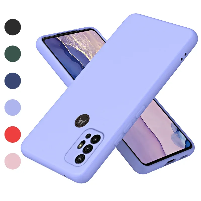 Liquid Silicone Phone Case voor Motorola Moto G22 G20 G30 G10 G31 G42 G52 G82 G71S G60 E32 G200 Cases Luxe Skin Feel Back Cover Feel Back Cover