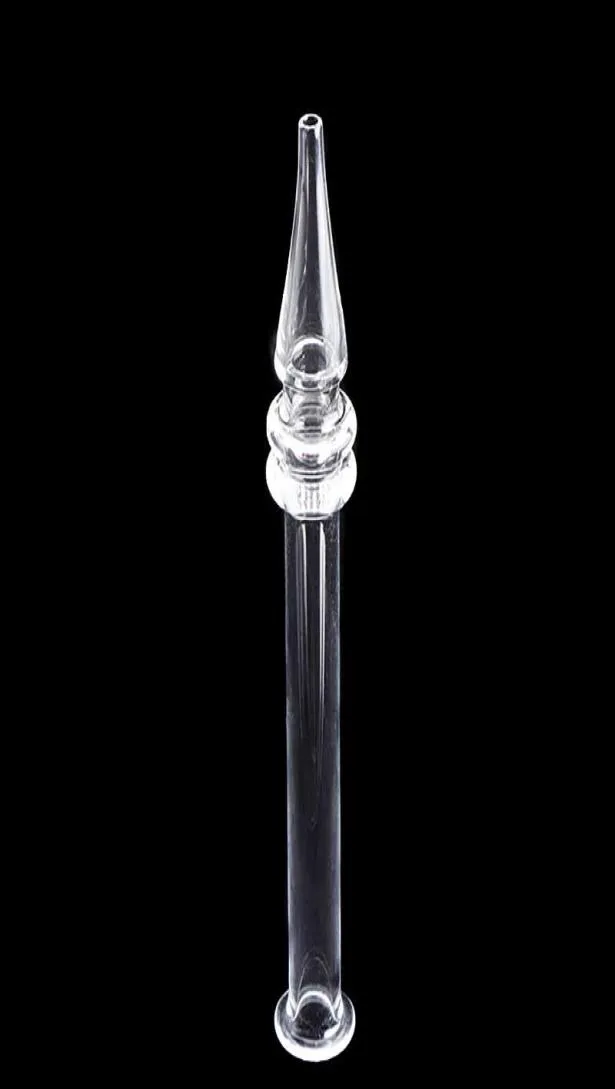 NEU 5 Zoll Quarz DAB Stroh Tragbarer Stiftstil Taner Wärme schnell Mini -NC Clear Quarzspitzen Tube für Wachs Raucher Rigs6698288