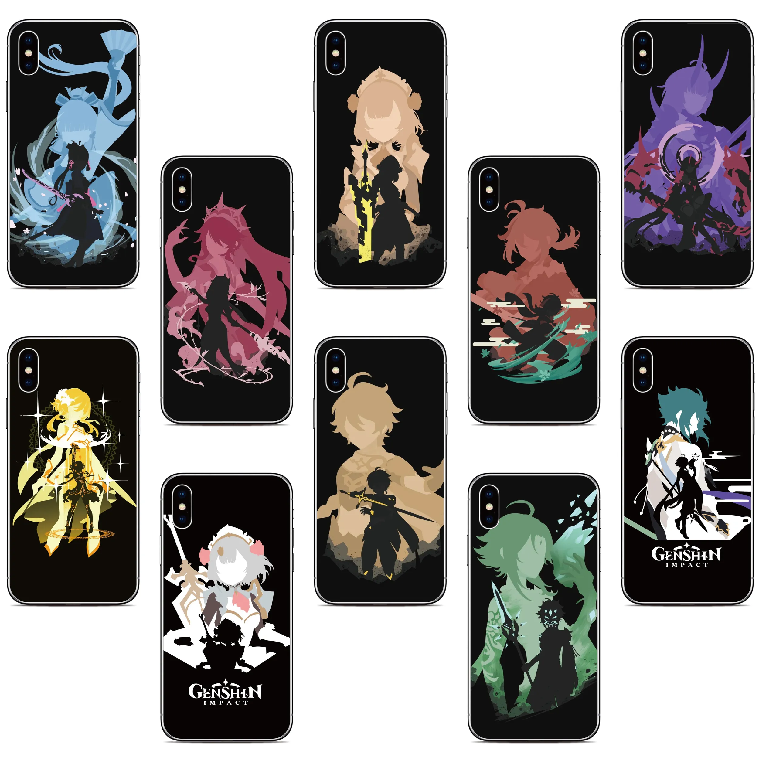 Genshin Impact Anime Phone Case For Nokia C31 G22 C32 C02 C22 C30 C20 C10 X30 G60 G50 5G G11 G21 C1 C12 C21 C01 G20 G10 X6 Cover