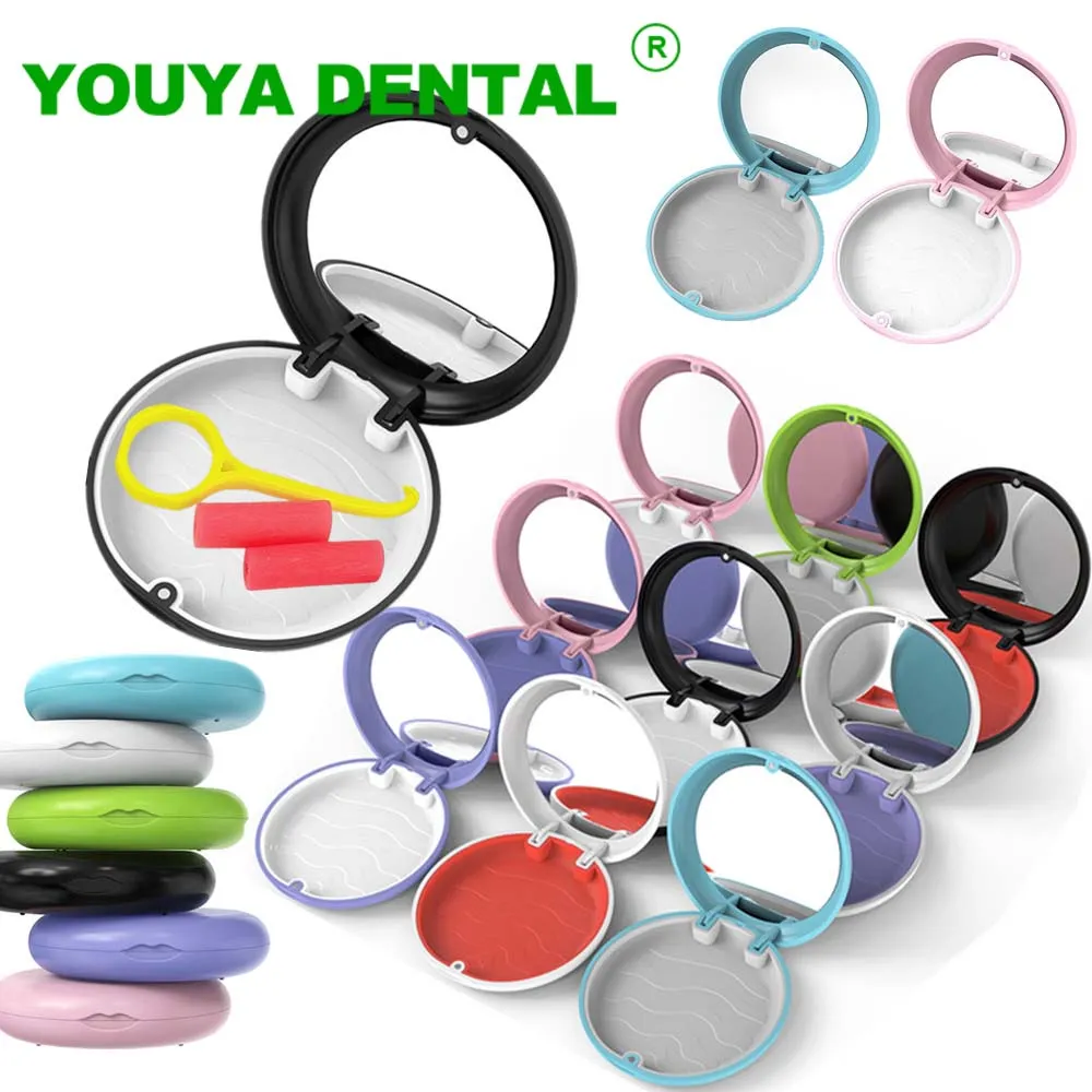 Boîte de retenue dentaire Orthodontics Container Aligneur Case Fake Dent Denture Rangement Boîte de rangement oral Hygiène Supplies Organisateur Vente chaude