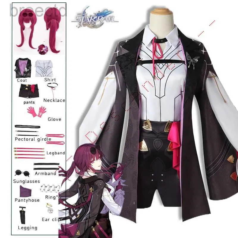 Costumes d'anime kafka cosplay jeu anime Honkai Star Rail Costume Sweet Lovely Combat Uniforme Women Halloween Party Play Vêtements Vêtements 240411