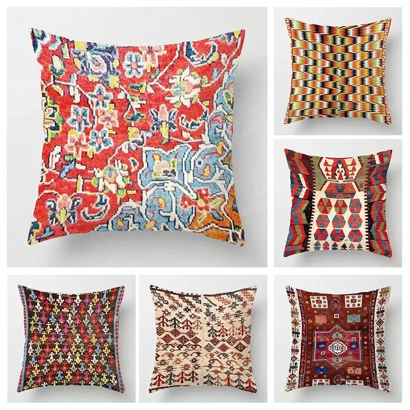 Pillow Fall Home Decor Autumn Living Room Throw Cover Sofa Boho 45x45cm 45 45cm 50 60x60cm 40 55x55cm Persia