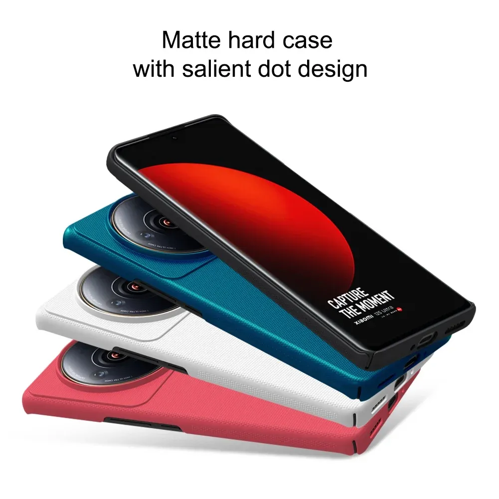 Nillkin Super Frosted Shield Hülle für Xiaomi Mi 12s Ultra Ultra Thin Matt Hard PC Anti -Fingerabdruck Schocksicheres Rückhahnhilfe