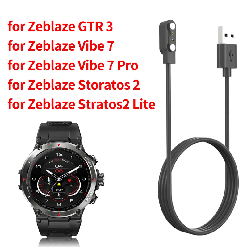 Cavo di caricatore USB del caricatore USB Magnetic Smart Watch Cavo di ricarica del braccialetto per Zeblaze Vibe 7 Pro/per Zeblaze GTR 3