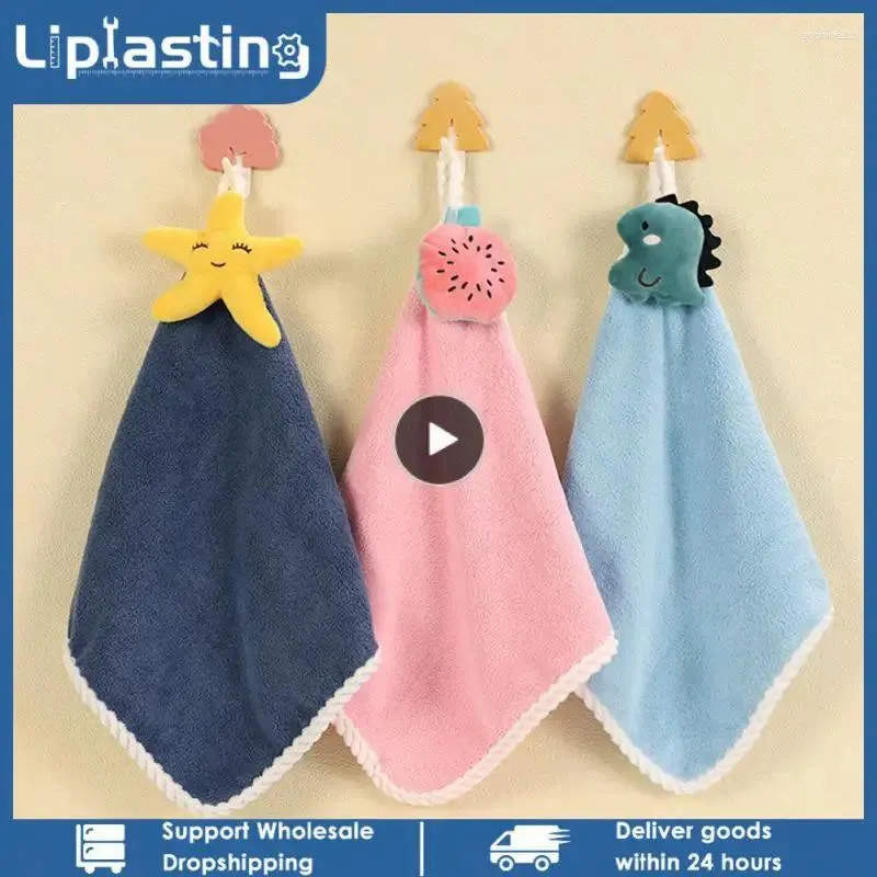 Towel 1 Pack Of Cute Microfiber Hand Towels Super Thick Children's Cartoon Animal Absorbent Handkerchief Bathing