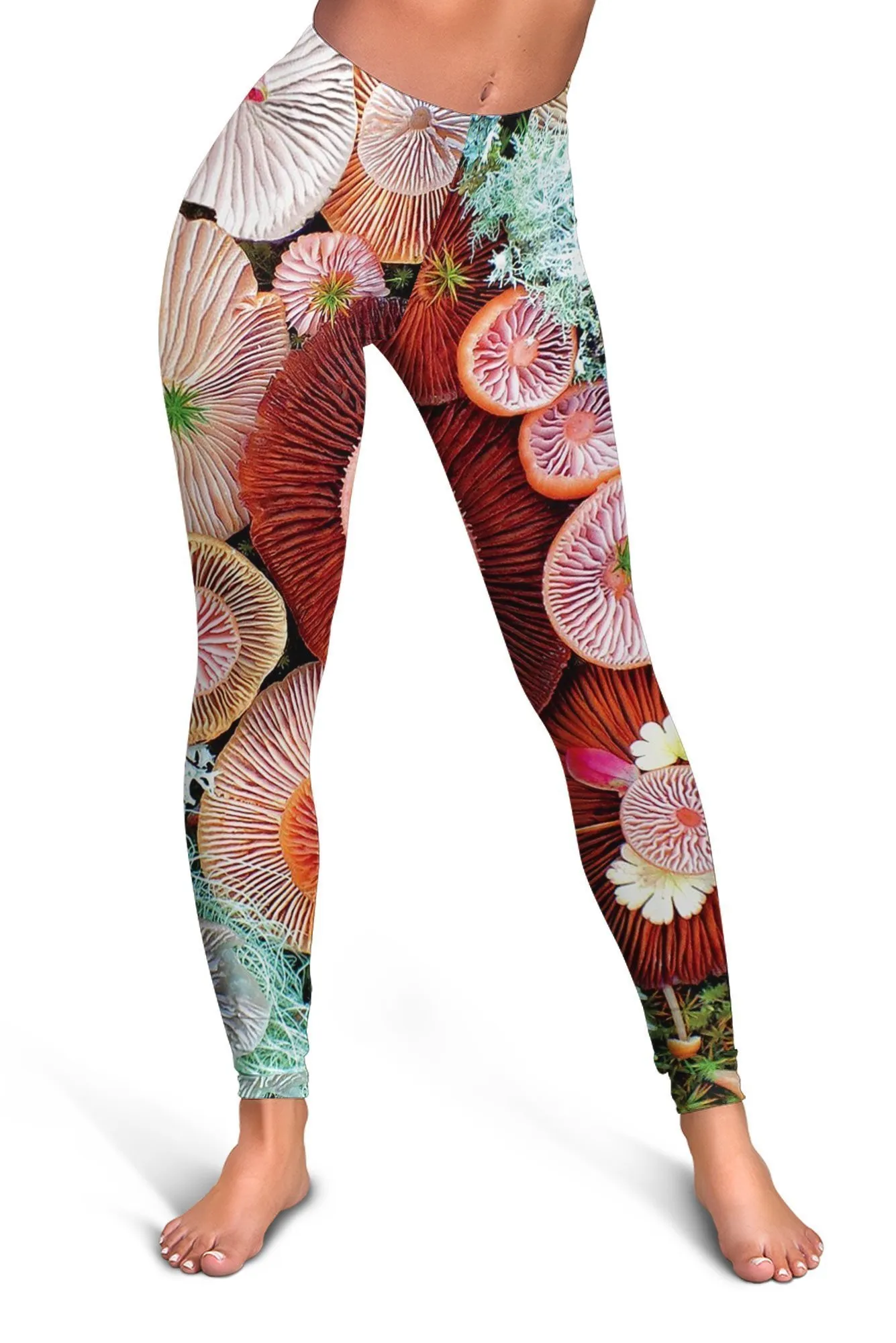 Fongoli di giornale leggings 3D 3D su leggings stampato sexy elastico leggings magri leggings gotici leggings 04