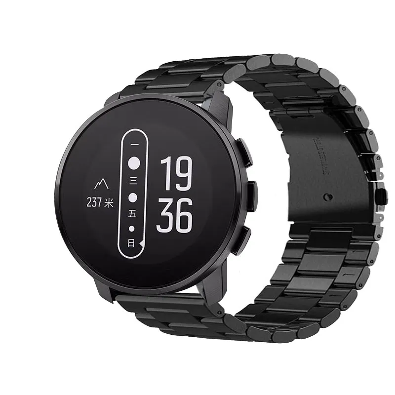 Correa 20mm 22mm Uhr Watch Straps Band für Suunto 5 Peak/9 Peak Pro/DLC Metallgurt für Suunto 3 Armband Watchband Accessoires