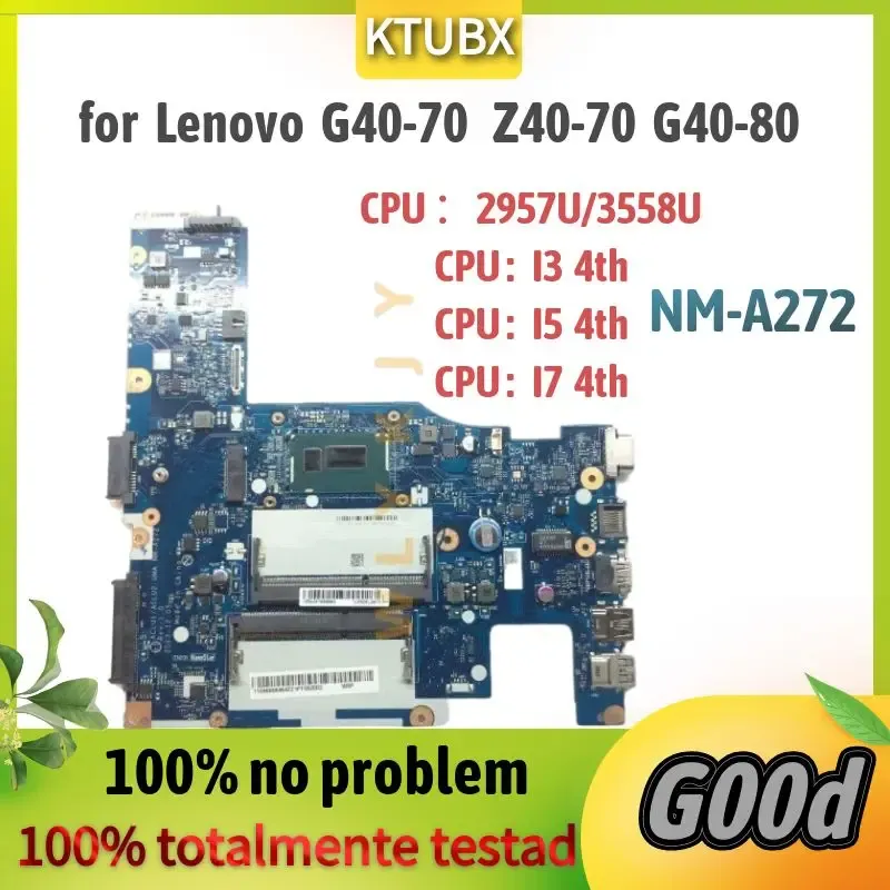 Lenovo G4070 Z4070 G4080 ACLU1/ALCU2 UMA NMA272/NMA362ラップトップマザーボード用マザーボード