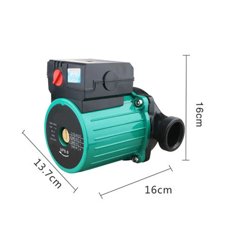 220V 250W Cirkulerande pump Hushåll Silent Geothermal Pipeline Booster varmt vattenpump för golvvärmningscykel och dusch