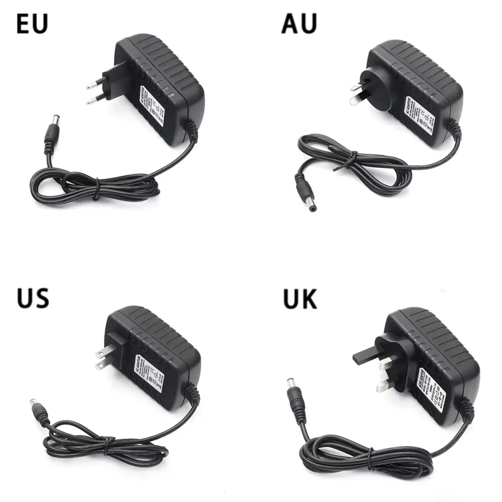New AC DC 5V 3A 5.5mm*2.1mmor 5V 3A 3000mA EU UK US AU Plug Power Adapter Charger For Android TV Box SP