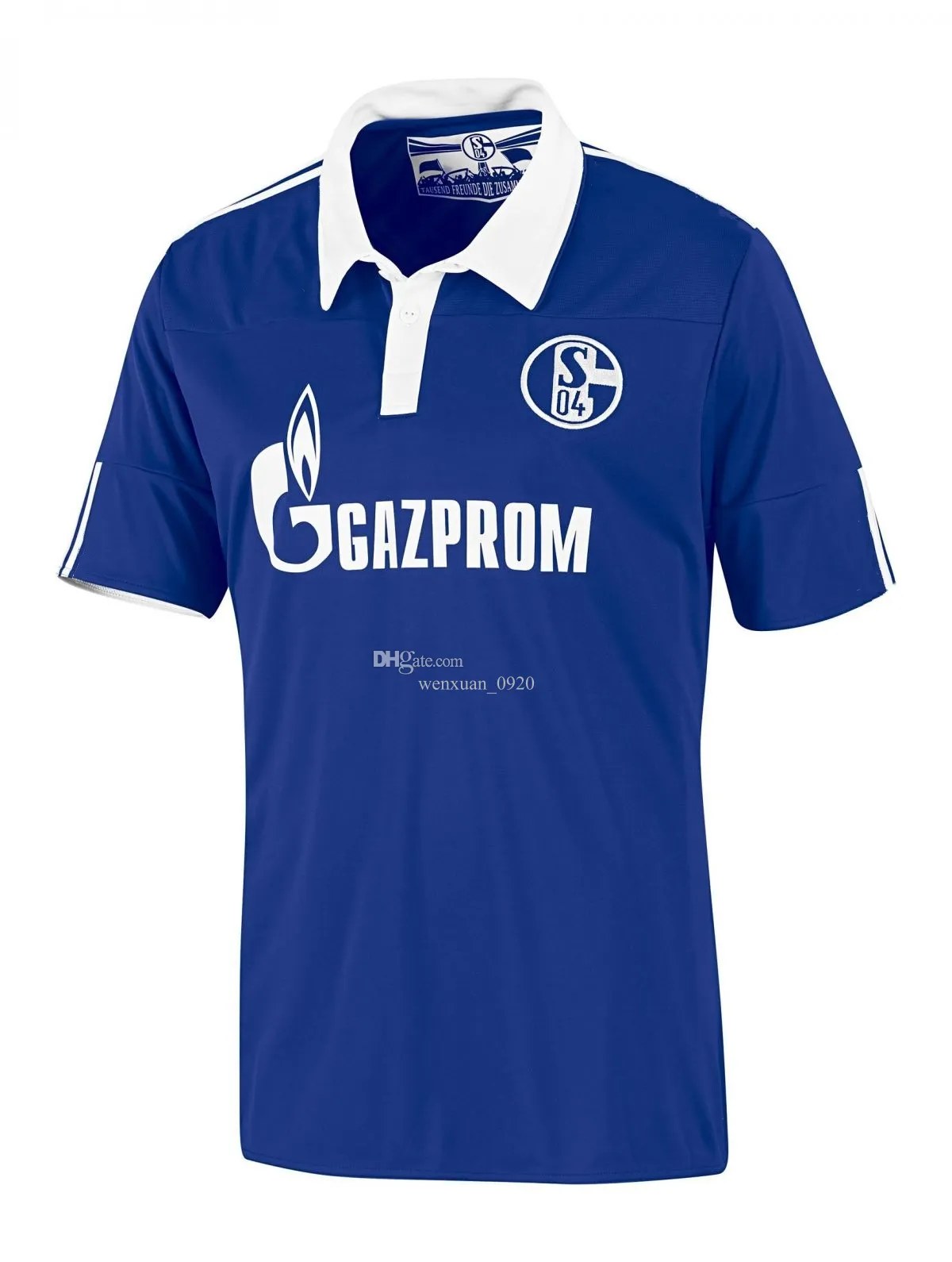 Home Away Schalke 04 Retro Soccer Jersey Mens From