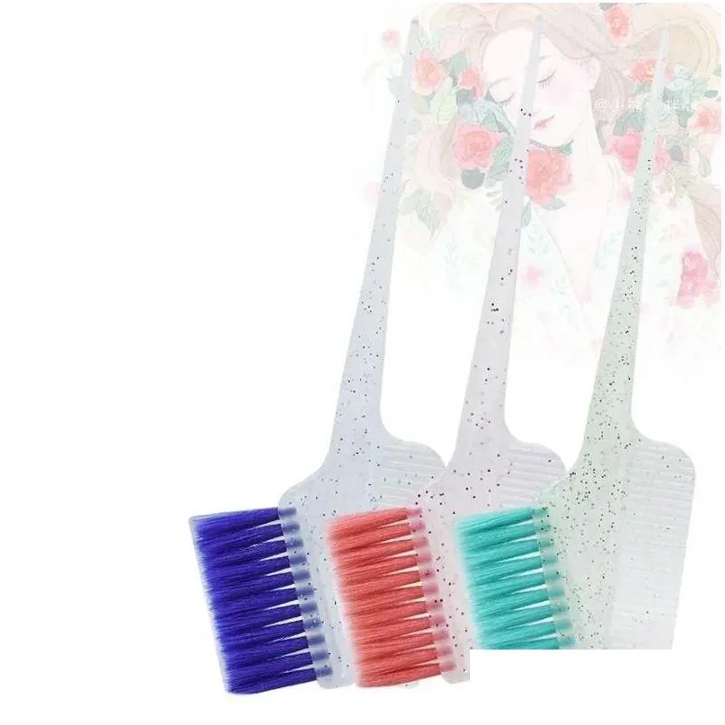 Hair Accessories Professional Dyeing Set For Salon Barber Coloring Dye Brush And Bowl Fashion Hairstyle Design Tool Drop Delivery Prod Ot9Mo