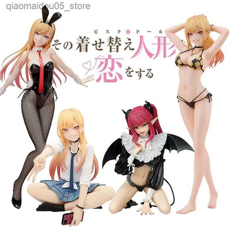 Eylem Oyuncak Figürleri Dönüşüm Oyuncaklar Robotlar benim giyinmiş sevgilim Marin Kitagawa 24cm PVC Anime Figür Bikini Yetişkin Koleksiyonu Model Bebek Oyuncaklar