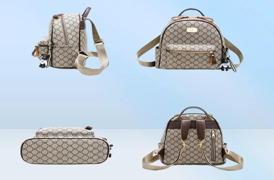 Mode imprimer Rucksack Classic Classic High Quality Backpack School Luxury Mini Backpack Women Designer Leather Bolsas1042761