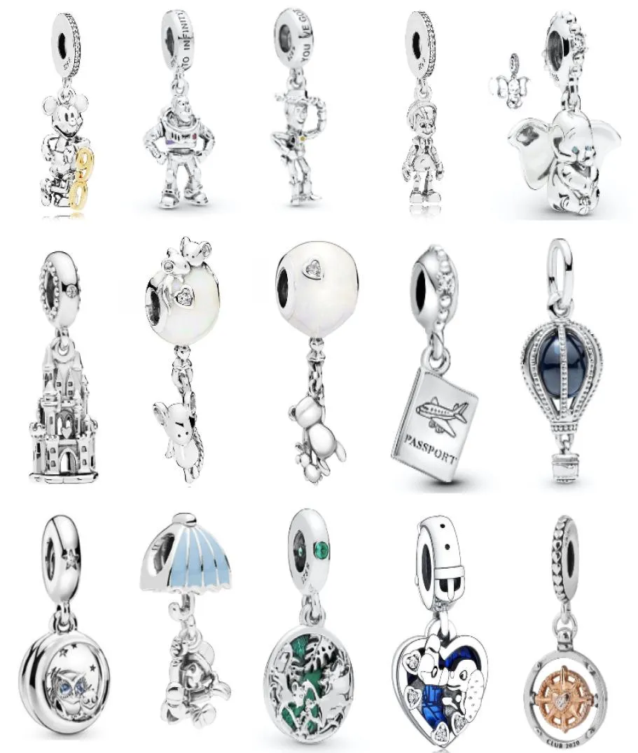 925 Sterling Silber Perlen Maus Ballon Perlen Charms Fit Original Armbänder Frauen Diy Jewelry4376938