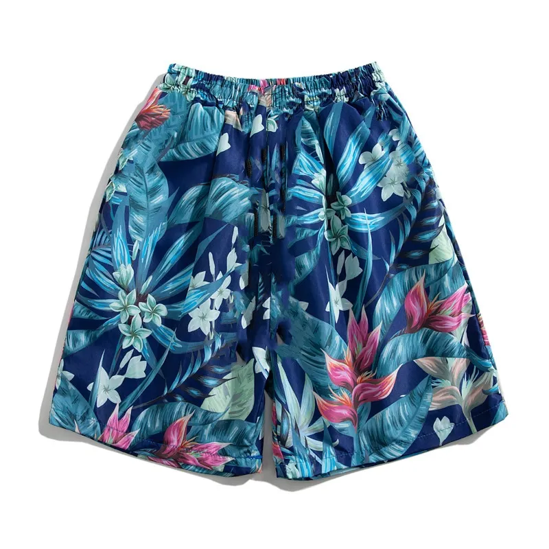 Grenzüberschreitende Sommer-Strandhose mit fünf Punkten Trend Badehose kann unter dem Wasser locker schnell trocknend Sport_voghion.com