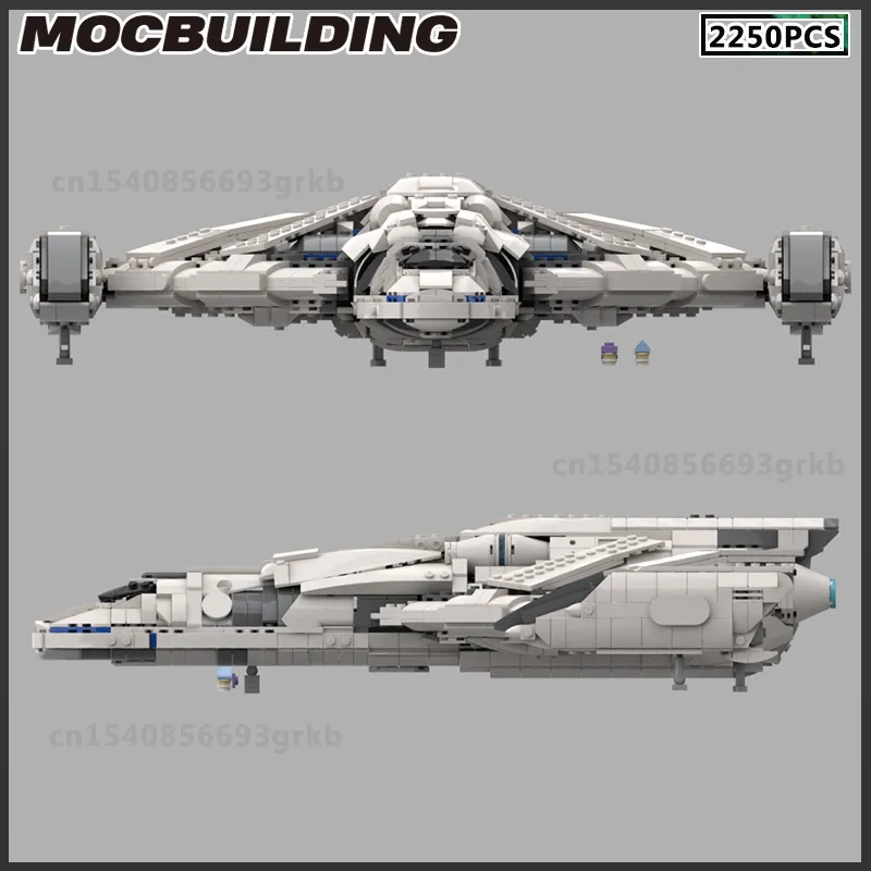 MOC Build Block Space Star Starfighter Battleship Shuttle Model DIY Cegły Zabawki Zabawki Świąteczne prezent urodzinowy