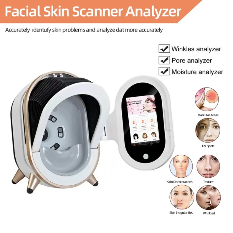 皮膚診断3Dアナライザーマシンスキャナー分析マジックミラーフェイシャルシステム