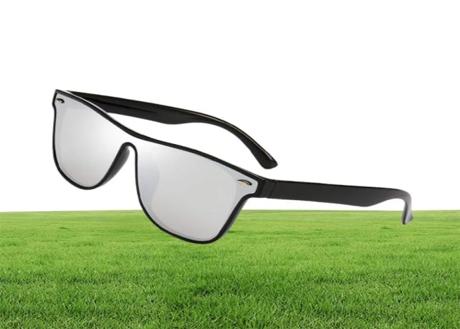 Lusso- occhiali da sole in fiamme alla moda uomini donne raffreddano occhiali da sole flash marca specchio black cornice black gafas de sol con casi vendita8323609