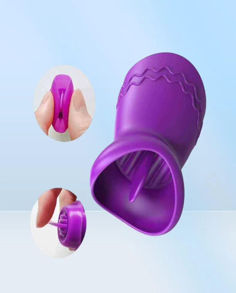 Nxy uova 1pc Mujer masturbador juguetes sessuas accesorios stimulador de cltoris pezn lengua lamiendo tonto vibrador 12245536049