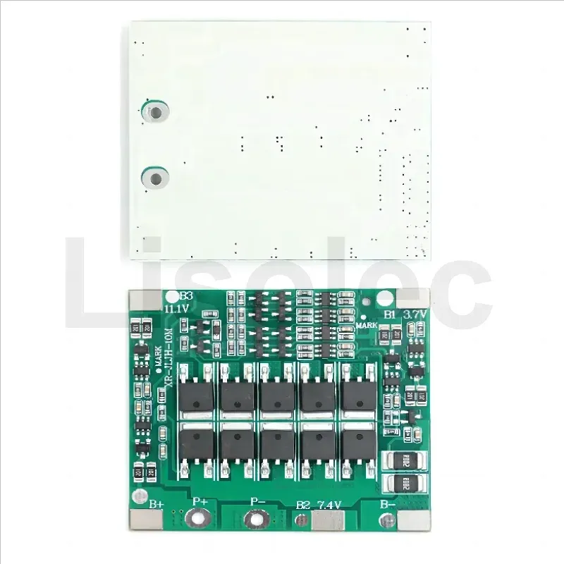 With Balance 12V BMS 3S 4S 40A Protect Board 11.1V 14.8V 18650 21700 Ternary Lithium Battery Charge Discharge Plates for Tools
