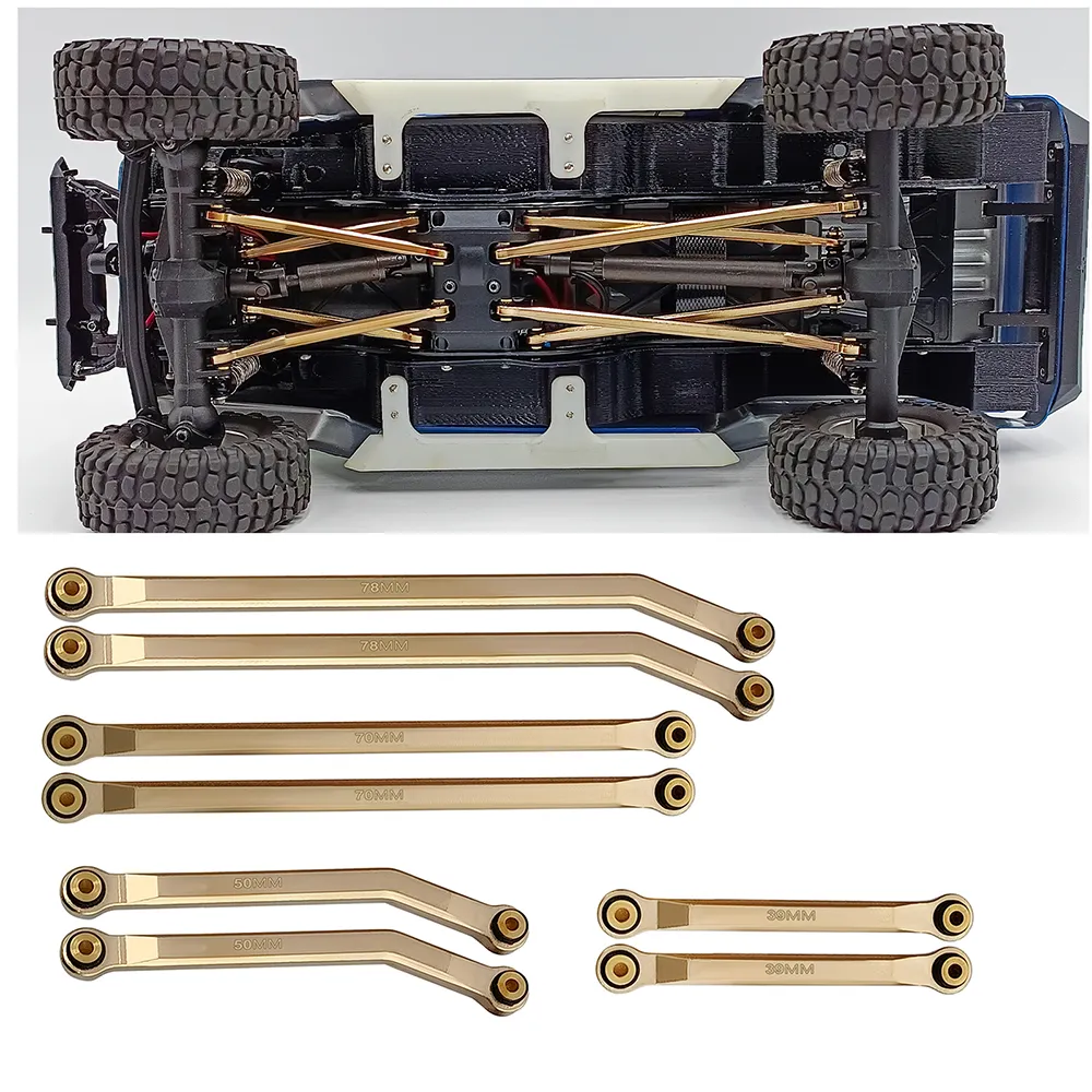 2024 YEAAHRUN Brass Chassis Kit with 8 Links Linkage Weight