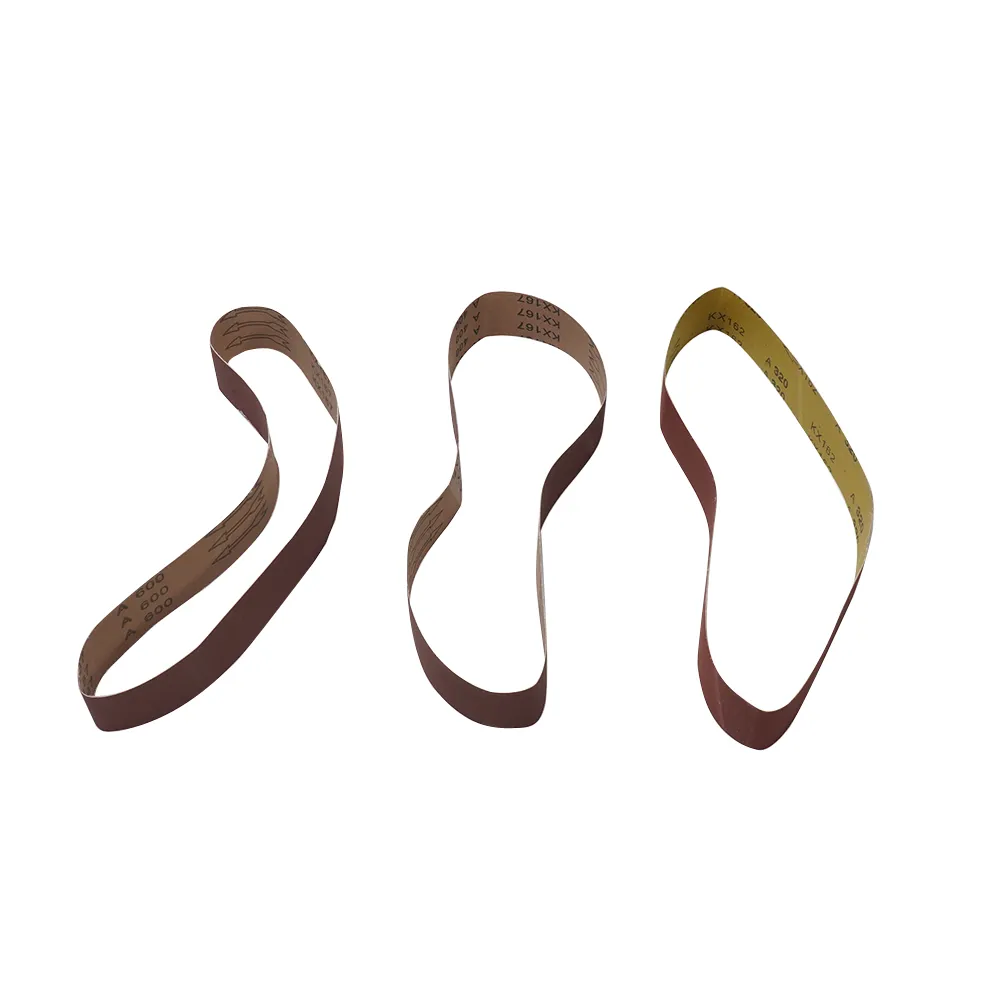 POWERTEC 6 X 48 Inch Sanding Belts, 80 & 120 Grit, Aluminum Oxide Belt