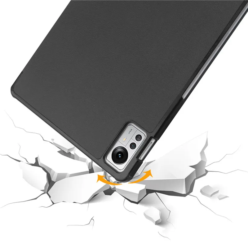 Custodia di stampa in pelle con sveglia / sonno automatica per Xiaomi Pad 5 Pro Redmi 12.4 '' Flowers Flip Flip Smart Cover Capa Funda Accessori