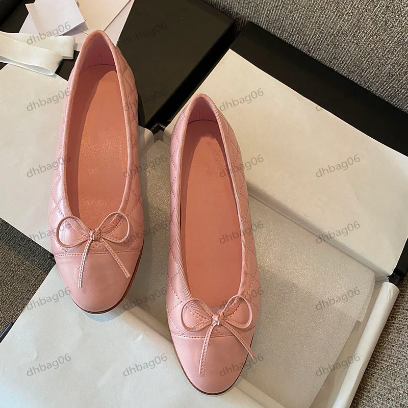 Woman Bowknot Square Toe Lady Barefoot Boat Flats Metal Elegant Ballerina Party Mary Jane Shoes main image 1