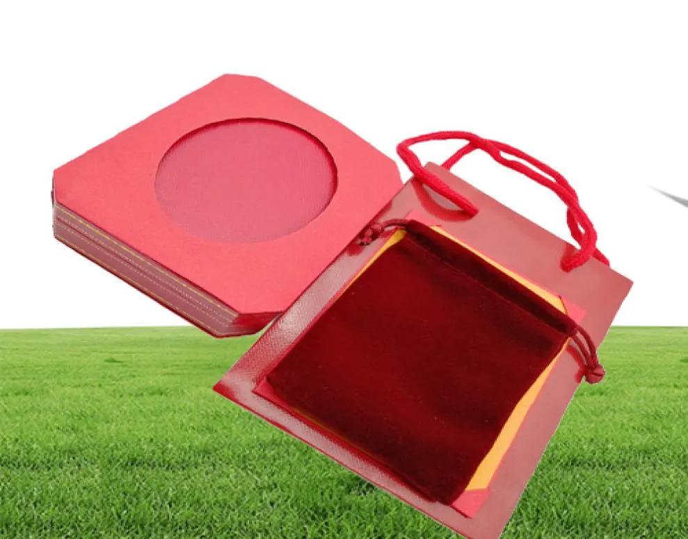 Moda Red Color Braceletnecklacering Original Orange Box Bags Bolsas de joyería Caja de regalo a Choice9482316