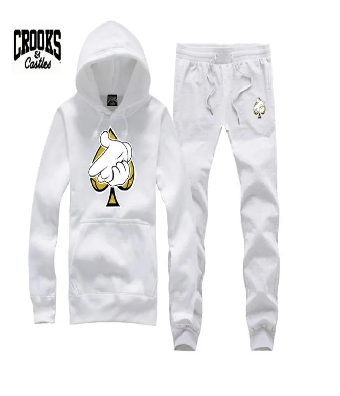 Crooks and Castles Sweatshirt Diamond Fashion Hip Hop Hoodie Mens Cleren Sportswear Hiphop pullover Sweats Brand Crooks Stylish6722867