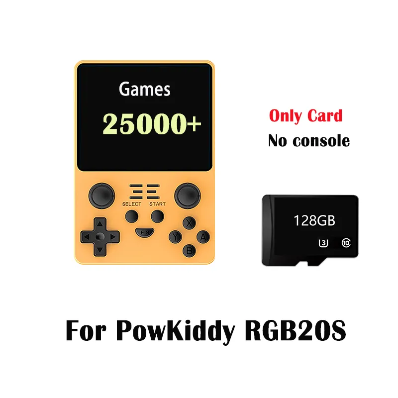 たかっし powkiddy X18S＋1TB microSDカードセット TF Game Card For Powkiddy X28 X18S Memory Pre-installed