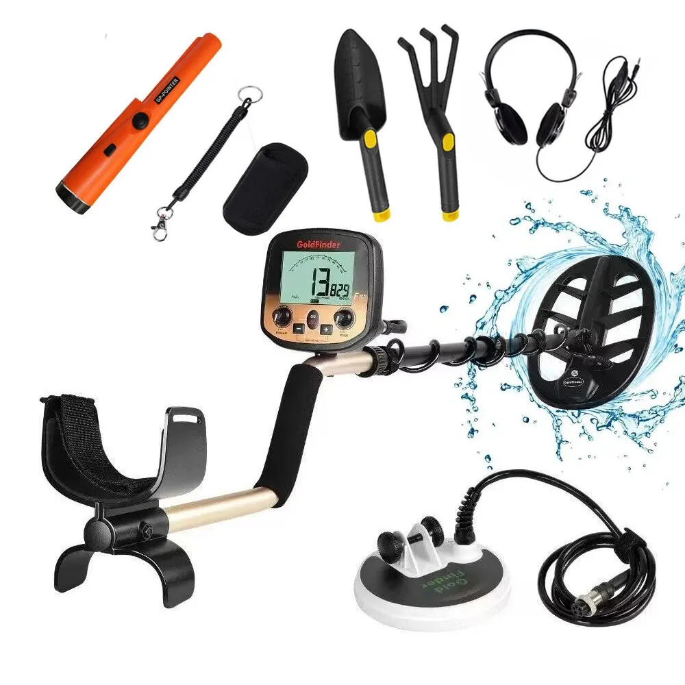 Professional Underground Metal Detector FS2 TX 850 Scanner Finder Gold Digger Treasure Hunter Pinpointer with Two Coils 240401