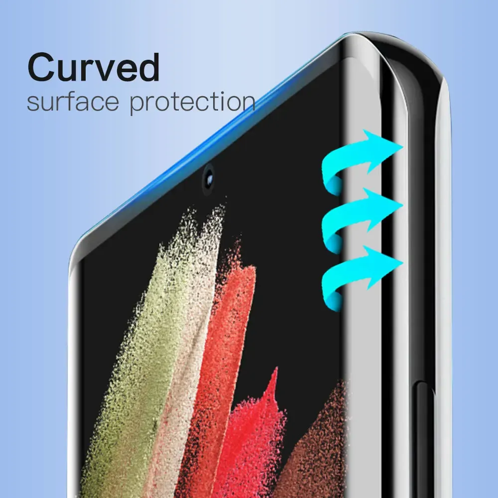 5/3 / 1pcs Protecteur d'écran de téléphone pour Samsung Glalxy S22 Ultra plus 5G S21 FE S20 S10E S10 Lite S9 Temperred Glass Protective Film