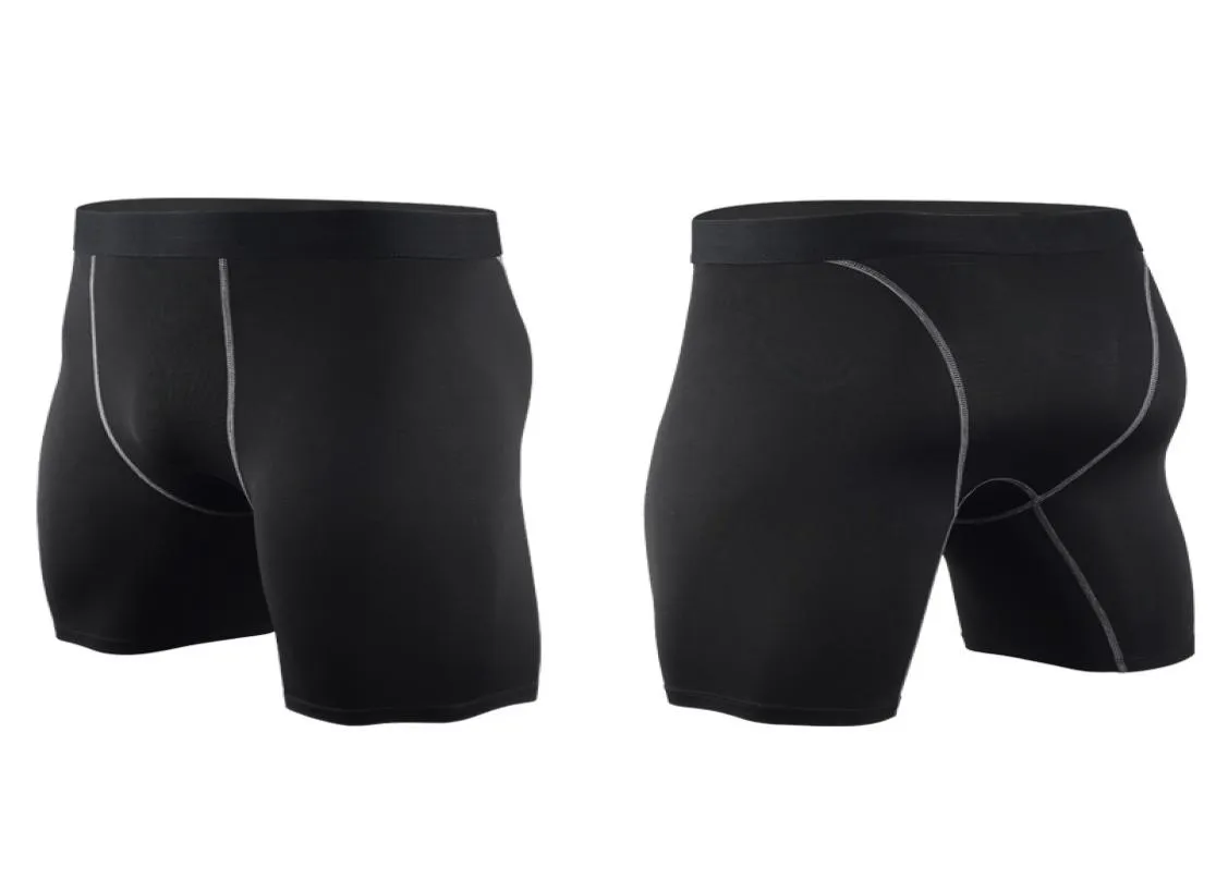 Männer engfit pro Fitness Lauftraining Sportshorts eng mit atmungsaktivem Schnelldrinel Elastizität Shorts5305926