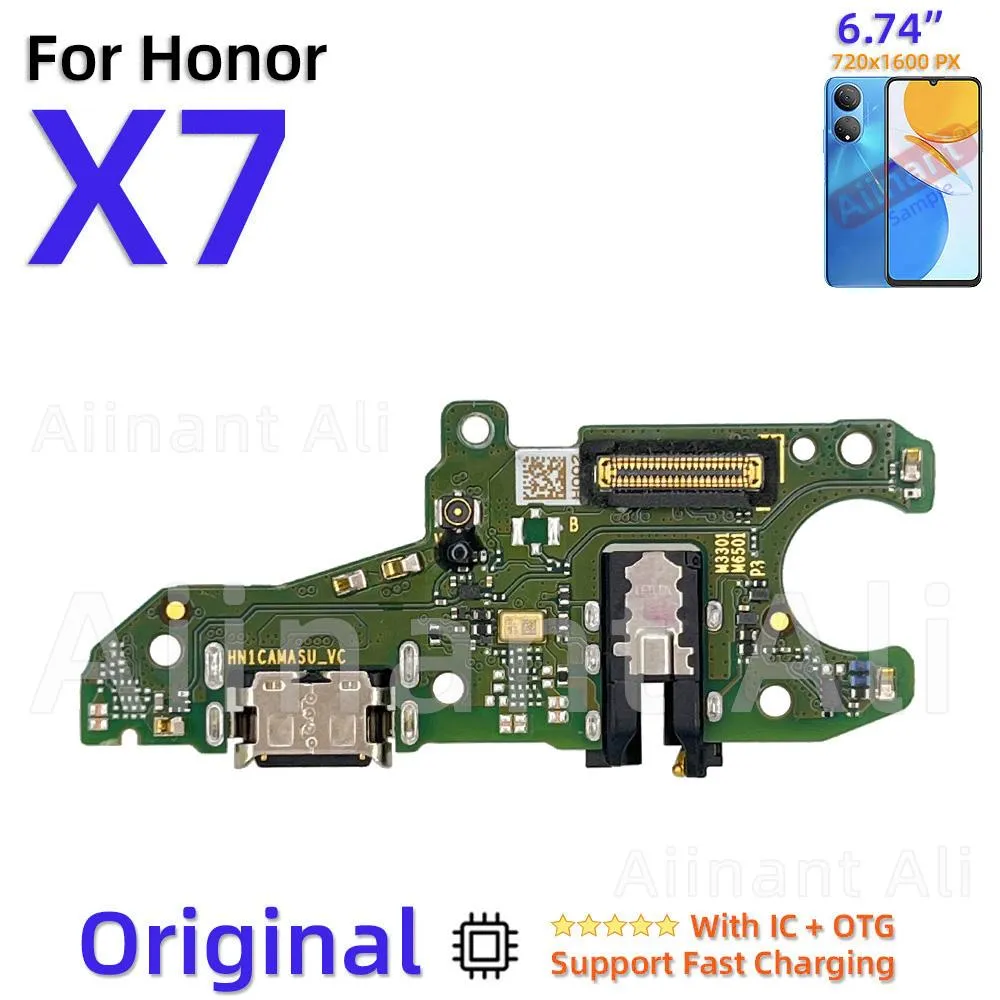 Aiinant Dock USB Charger MIC Board Connector Port Flex Cable for Huawei Honor View 20 Lite Pro 20i 20S