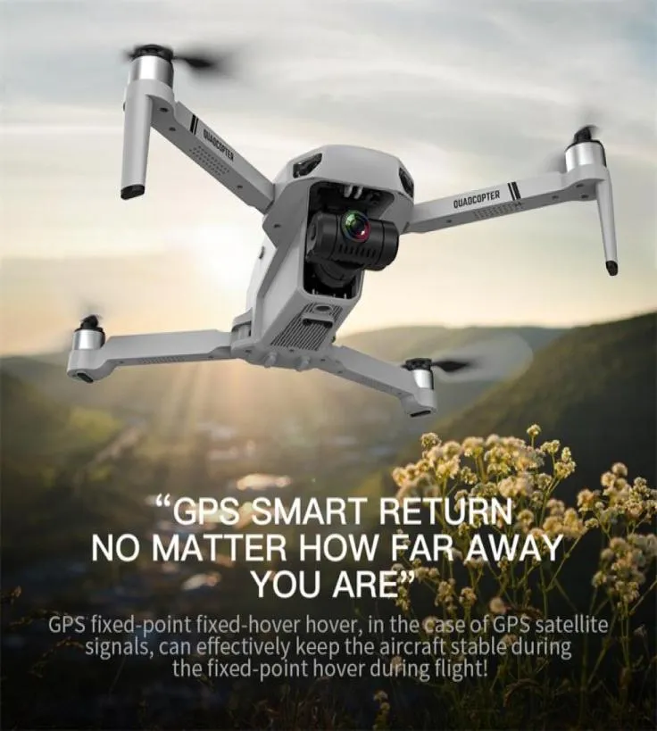 KF102 PTZ 4K 5G Simuladores Cámara eléctrica Wifi GPS Drone HD Mini Drones Transmisión en tiempo real FPV Cámaras duales RC 8095047