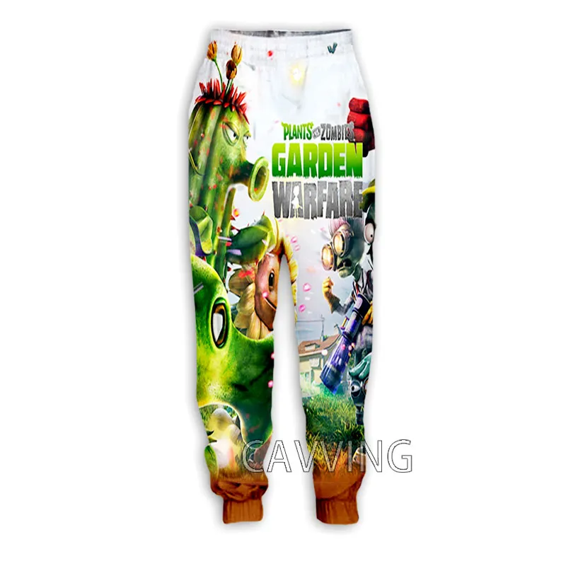 CAVVING 3D Printed Plant Vs Zombie Casual Pants Sports Sweatpants ...