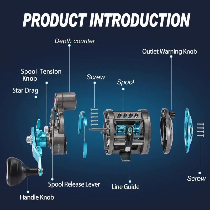 Sougayilang Full Metal Baitcasting Fishing Reel 3+1BB 5.1:1 Gear Ratio Max Drag 66LB Saltwater Reel with Line Counter from Dhgate Spinning Reels - price 48.59 Sougayilang Full Metal Baitcasting Fishing Reel 3+1BB 5.1:1 Gear Ratio Max Drag 66LB Saltwater Reel with Line Counter from Dhgate Spinning Reels - price 48.59