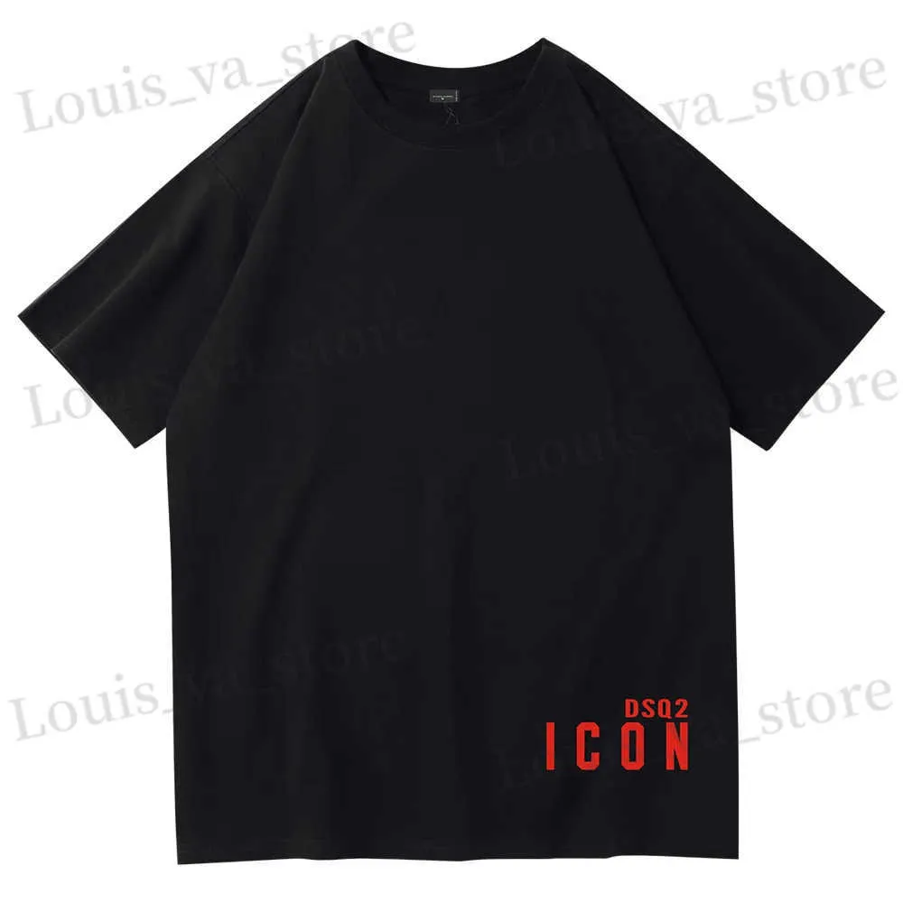 T-shirts masculins marque Summer Mens Casual Loose Cotton T-shirt New Style Strt Hip Hop Short Slved Cotton Good T-shirt 3xl T240411