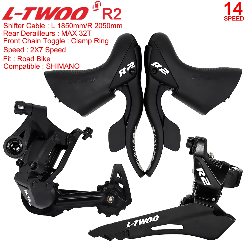 Ltwoo R2 2x7 Speed Road Bike Bike Dreailleurs Kit Shifter 1 356 DHgate