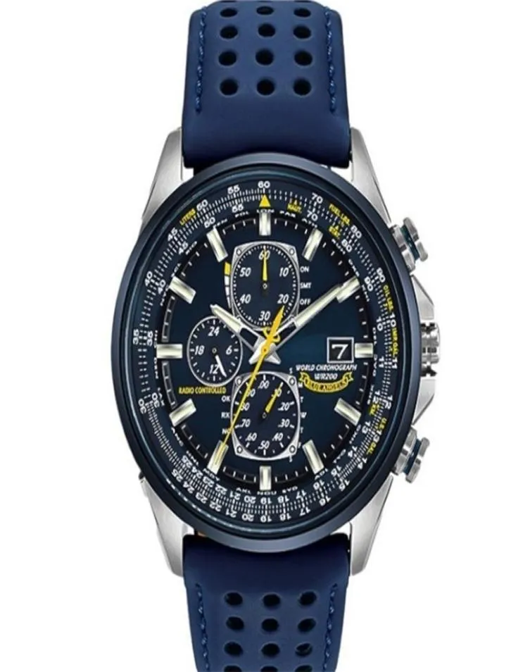 Men039s Watch Top Luxury Business Quartz Watch Men Waterproof Blue Angel World Chronographカジュアルスチールバンドfor Men 22043469132