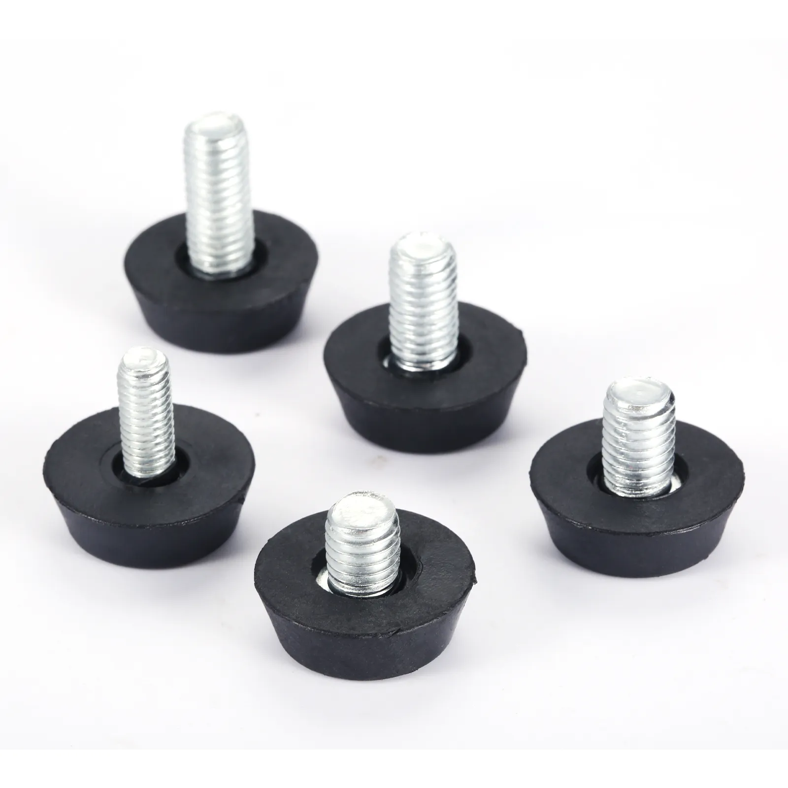 10pcs Meubles nivelers pieds Diamètre réglable Vis de filetage M6 / M8 * 23 mm Balance Sole Rack Table PAD CHAIS