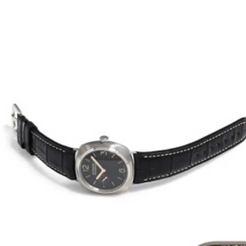 Automatisk mekanisk rörelse Paneraiss Panerai Luminor Watches Rademir Series PAM00338 Titta på manuella mekaniska män Titta på 45mm svart urtavla liten urtavla PAM00338 WN