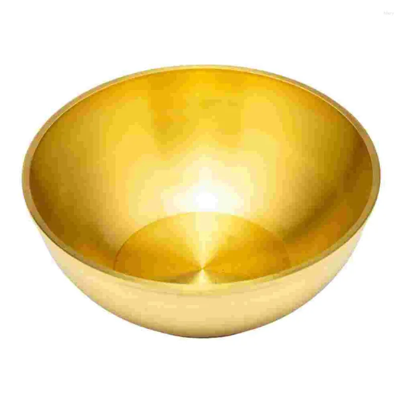 Bowls Tool Stand dyrkan Divine Focus Ritual Vessel Alar levererar tibetansk vattenskål offer mässing rent