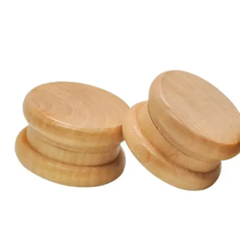 Grinders Round Solid Wood Type Herb 52mm Smoking Accessories 2 Layers Tobacco Crusher Hand Herb Grinder HK In Stock