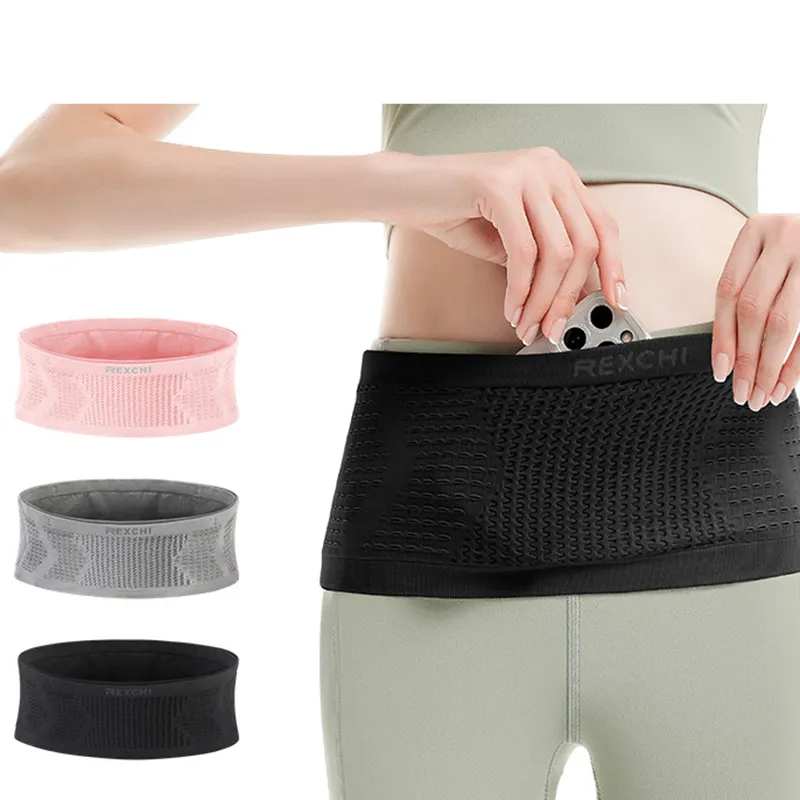 Sport Elastic Waist Bag Adjustable Waterproof Fitness Fanny Pack Belt Running Sports Waist Bag FMT-4414