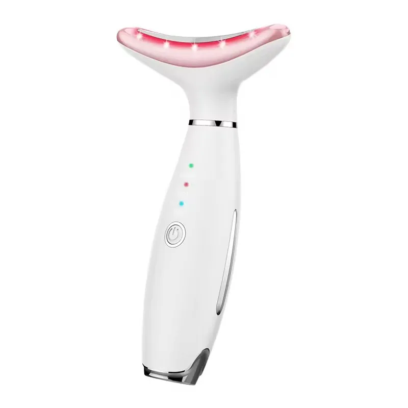 Neck Tightening Massager EMS Anti-aging Rejuvenation Facial Skin Care LED Light Neck Lifting Portable Beauty Tools Device