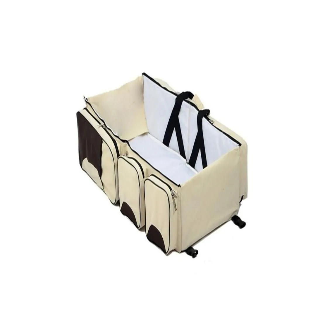 Sac à couches bébé 3 en 1 mtifonctionnel Bassinet Bassinet Portable PAD PAD Station8323815 Drop Livraison Kids Maternity Diaper Tourage Otkyz