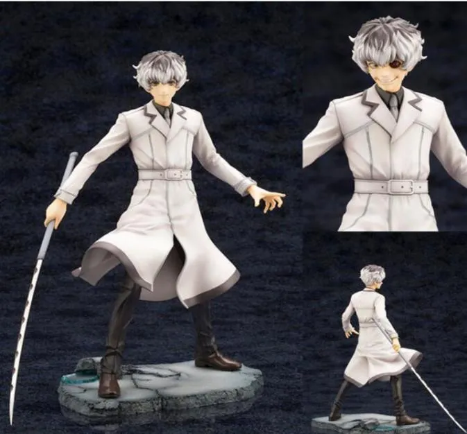 Anime Kotobukiya Tokyo Ghoul Rea Haise Sasaki Figura Artfx J Estátua Kaneki Head pode ser alterada Figura PVC Cartoon8188490